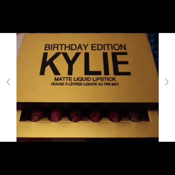 BIRTHDAY EDITION KYLIE MATTE LIQUID LIPSTICKS SET - Picture 5 of 16
